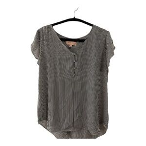 Philosophy Monochrome Striped Top